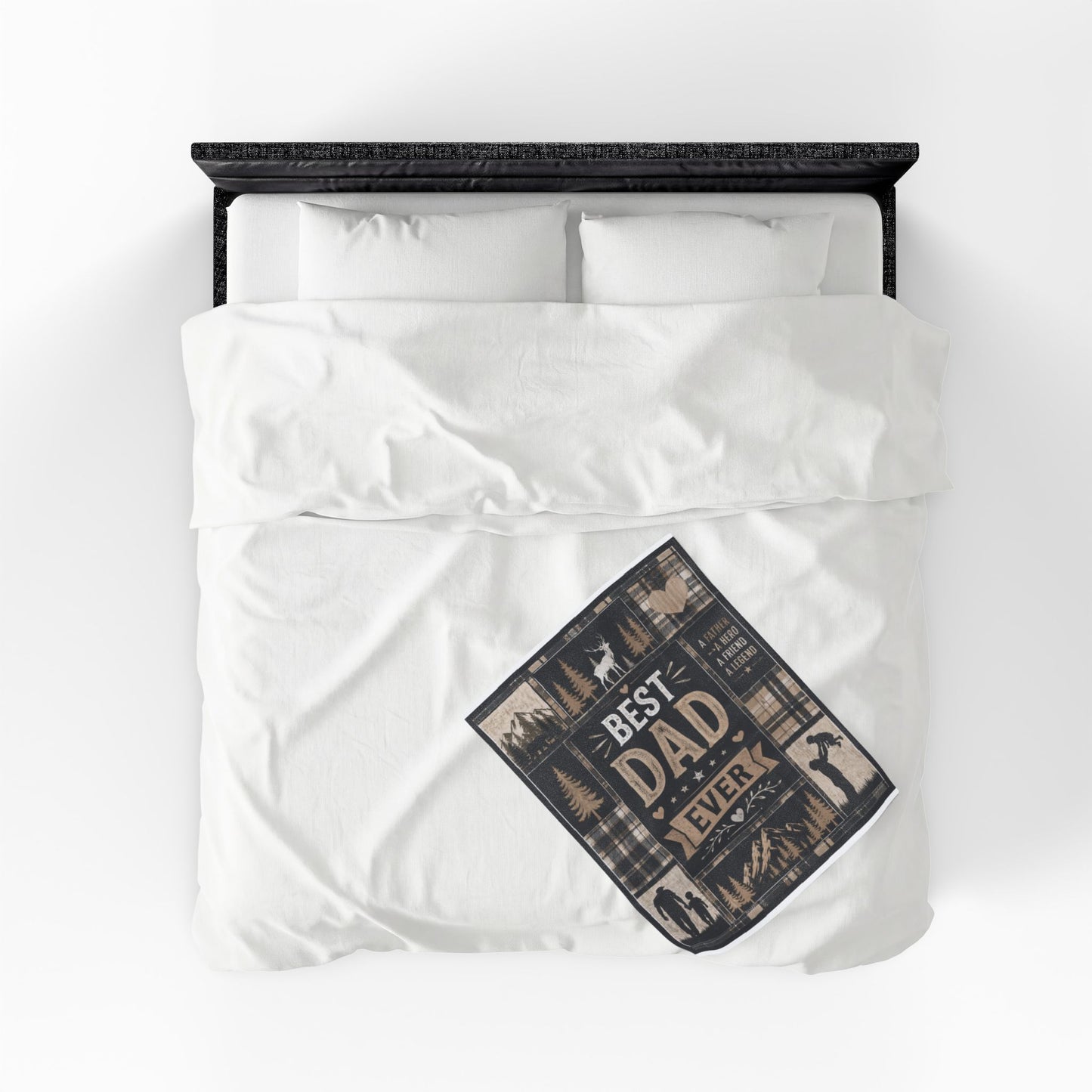 "Best Dad Ever" Plush Blanket