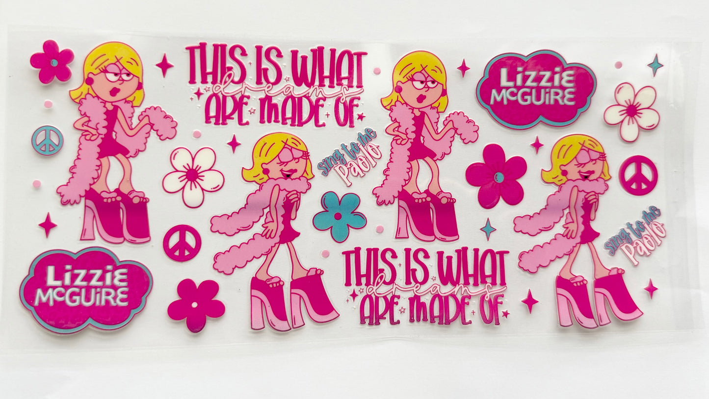 Lizzie Mcguire cup wrap