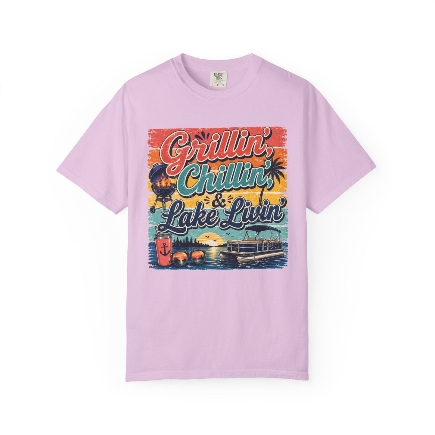 Chillin, Grillin, and Lake Livin T-shirt