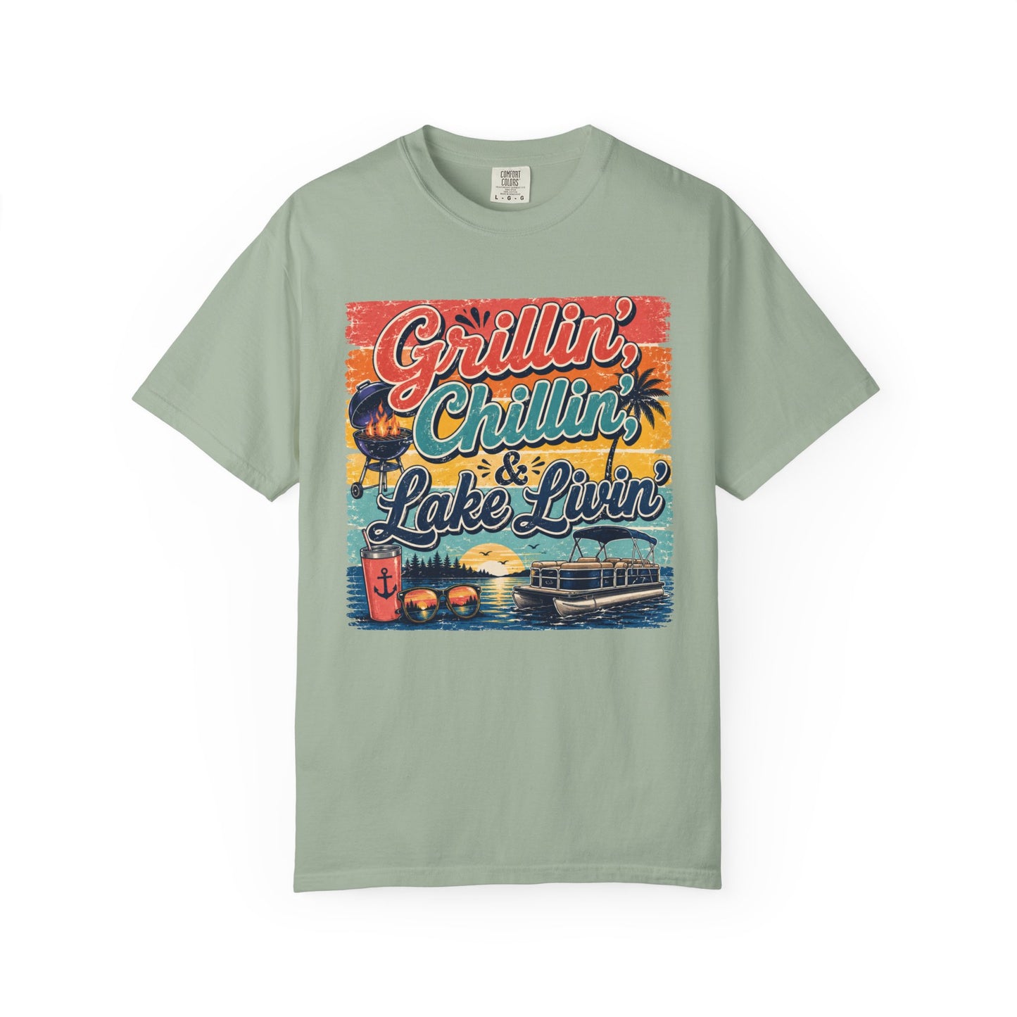 Chillin, Grillin, and Lake Livin T-shirt