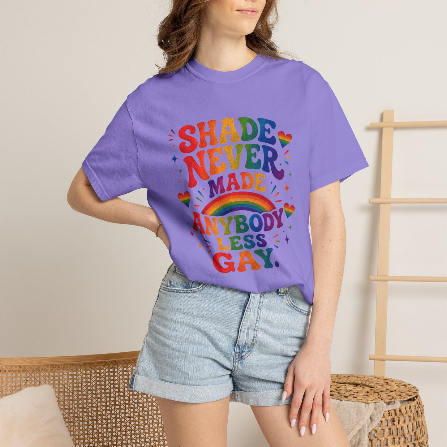 Shade Never Made Anybody Less Gay T-shirt