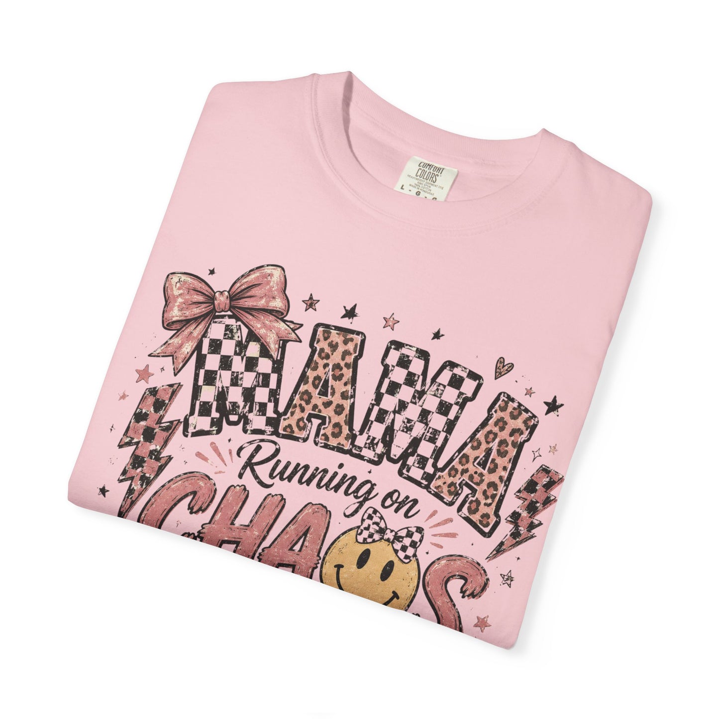Mama, Running On Chaos And Coffee T-shirt