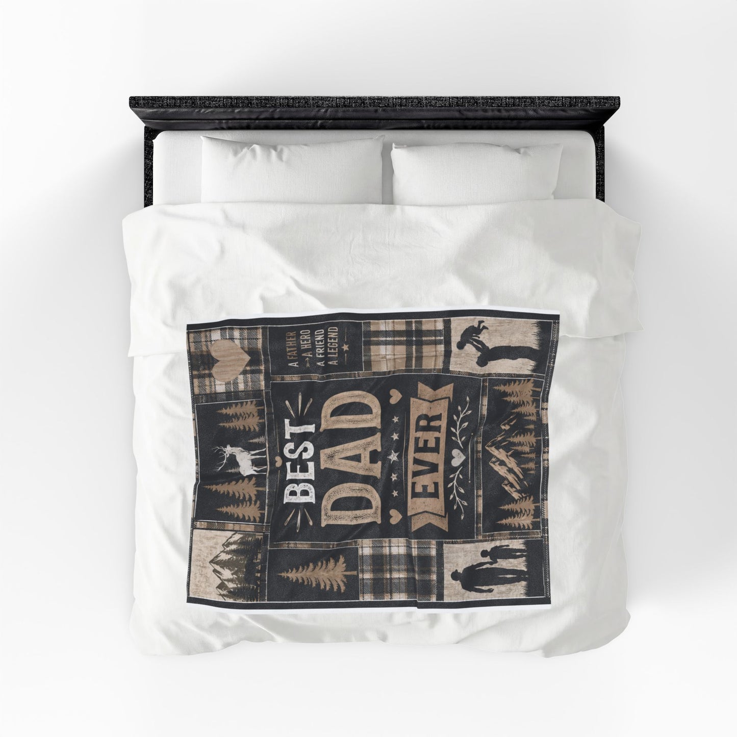"Best Dad Ever" Plush Blanket