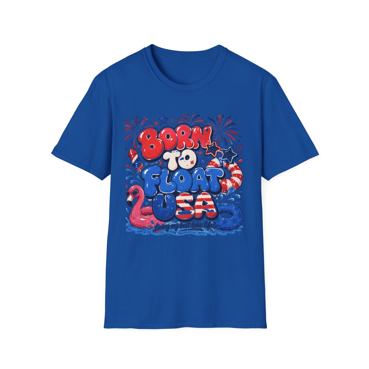 Born To Float USA  T-Shirt