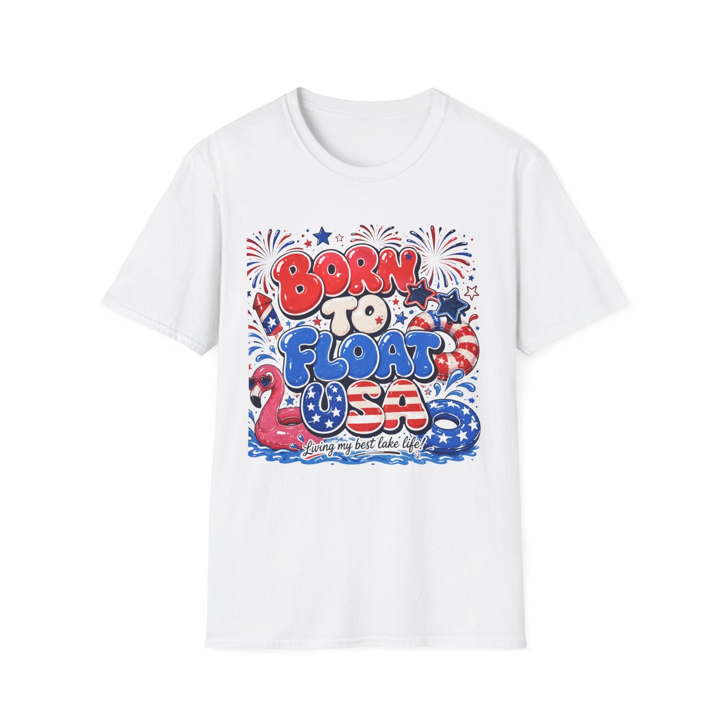 Born To Float USA  T-Shirt