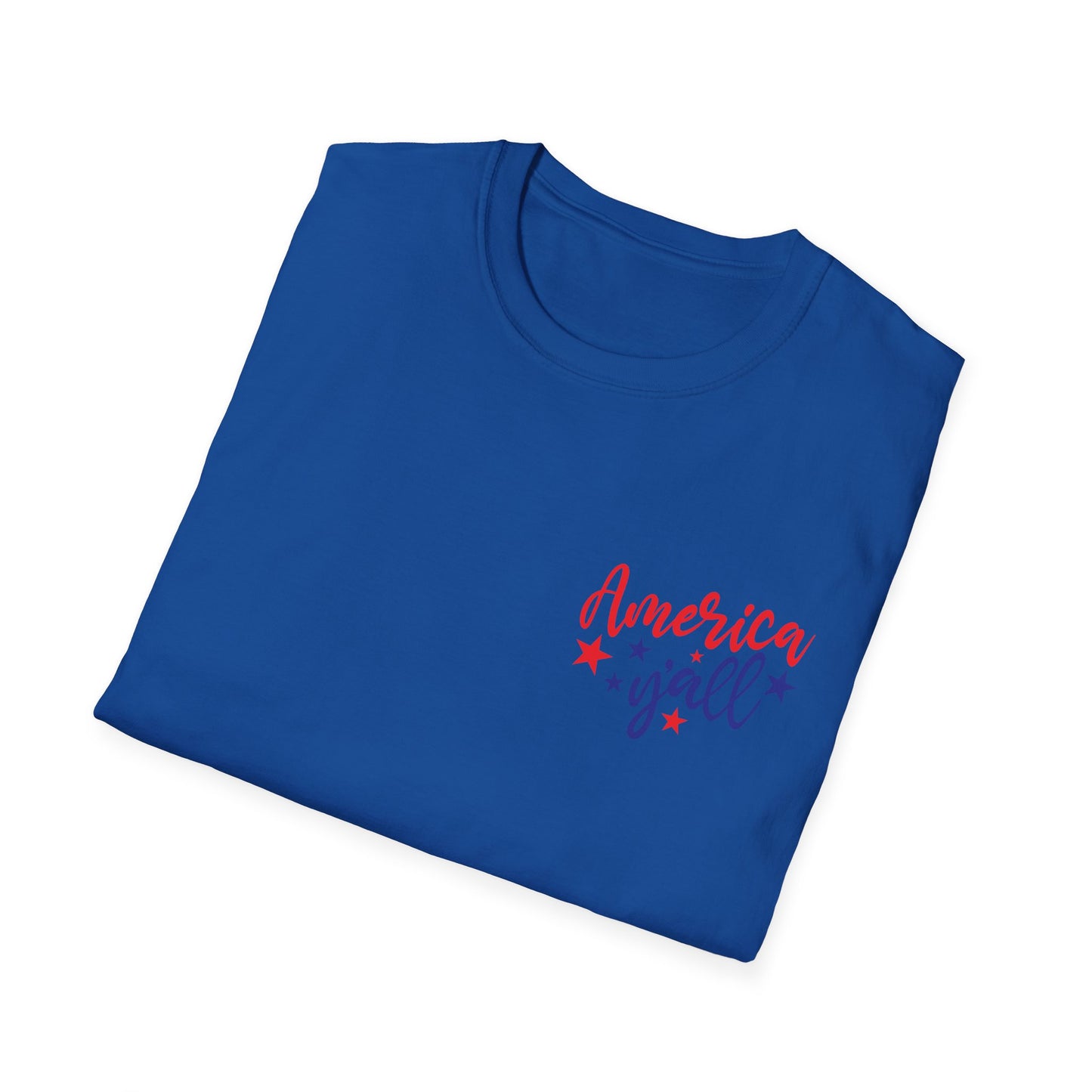 Front and back design for 4th Of July