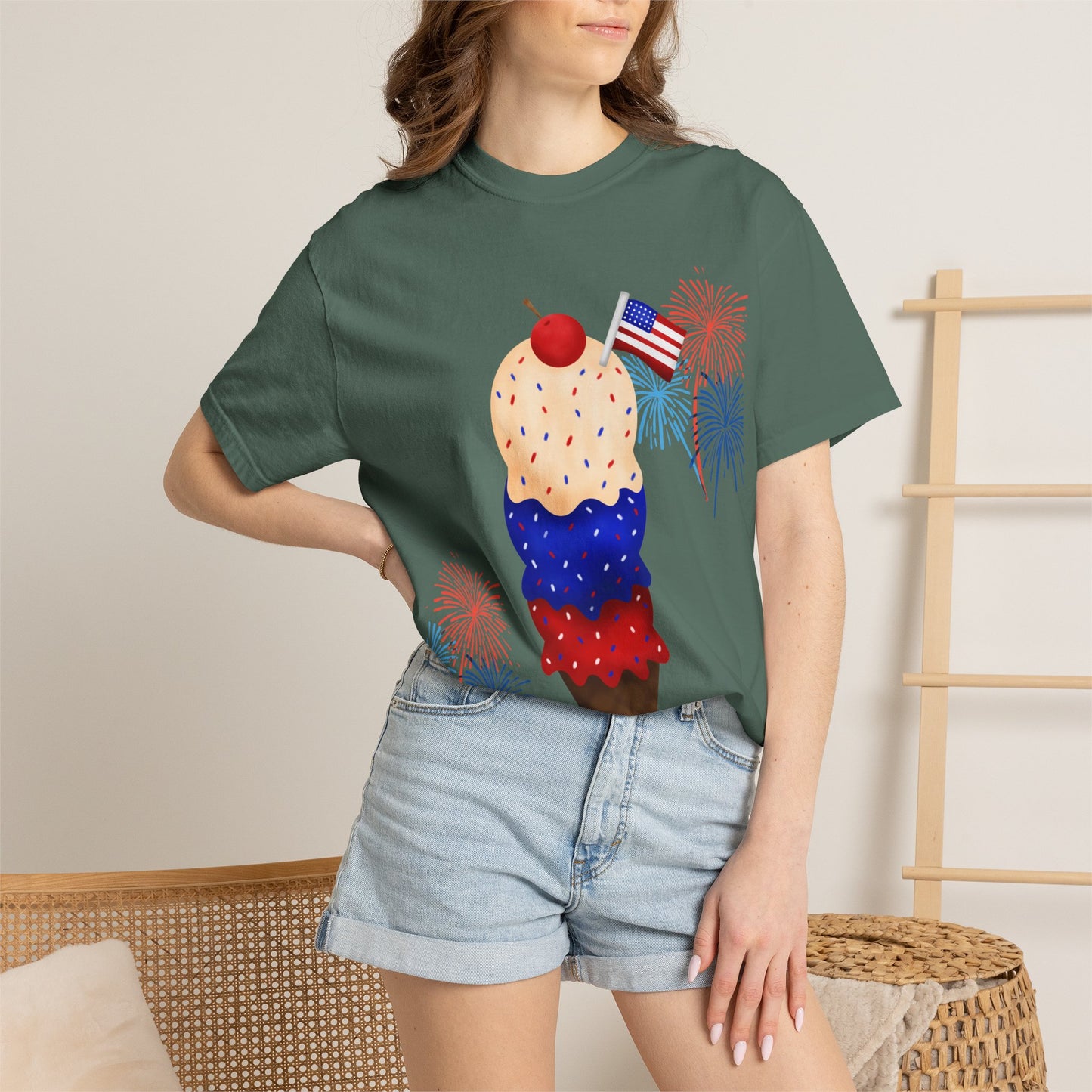 4th Of July Ice cream shirt