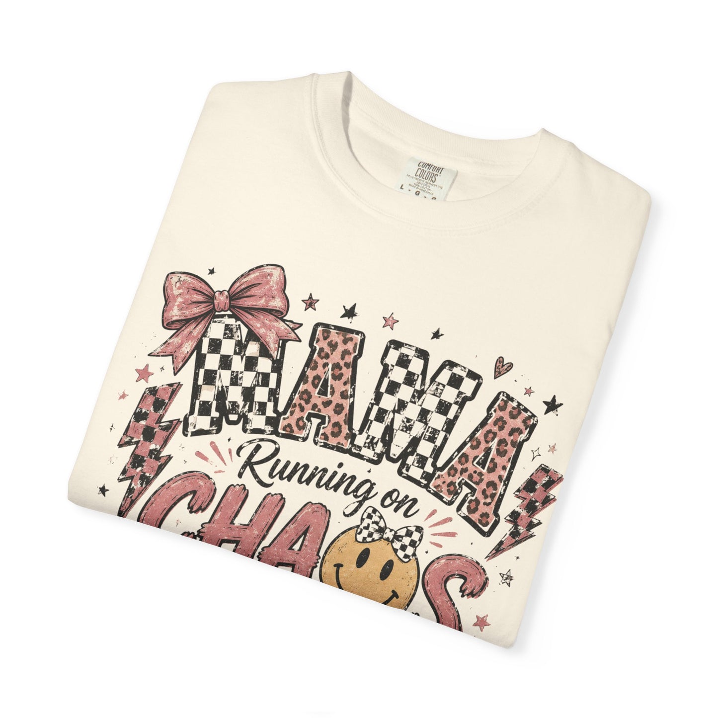 Mama, Running On Chaos And Coffee T-shirt