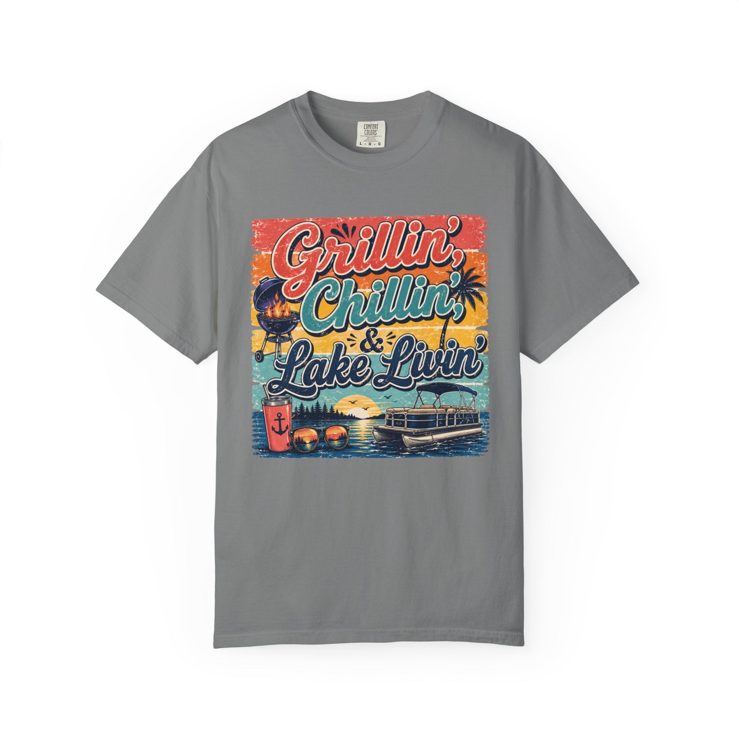 Chillin, Grillin, and Lake Livin T-shirt