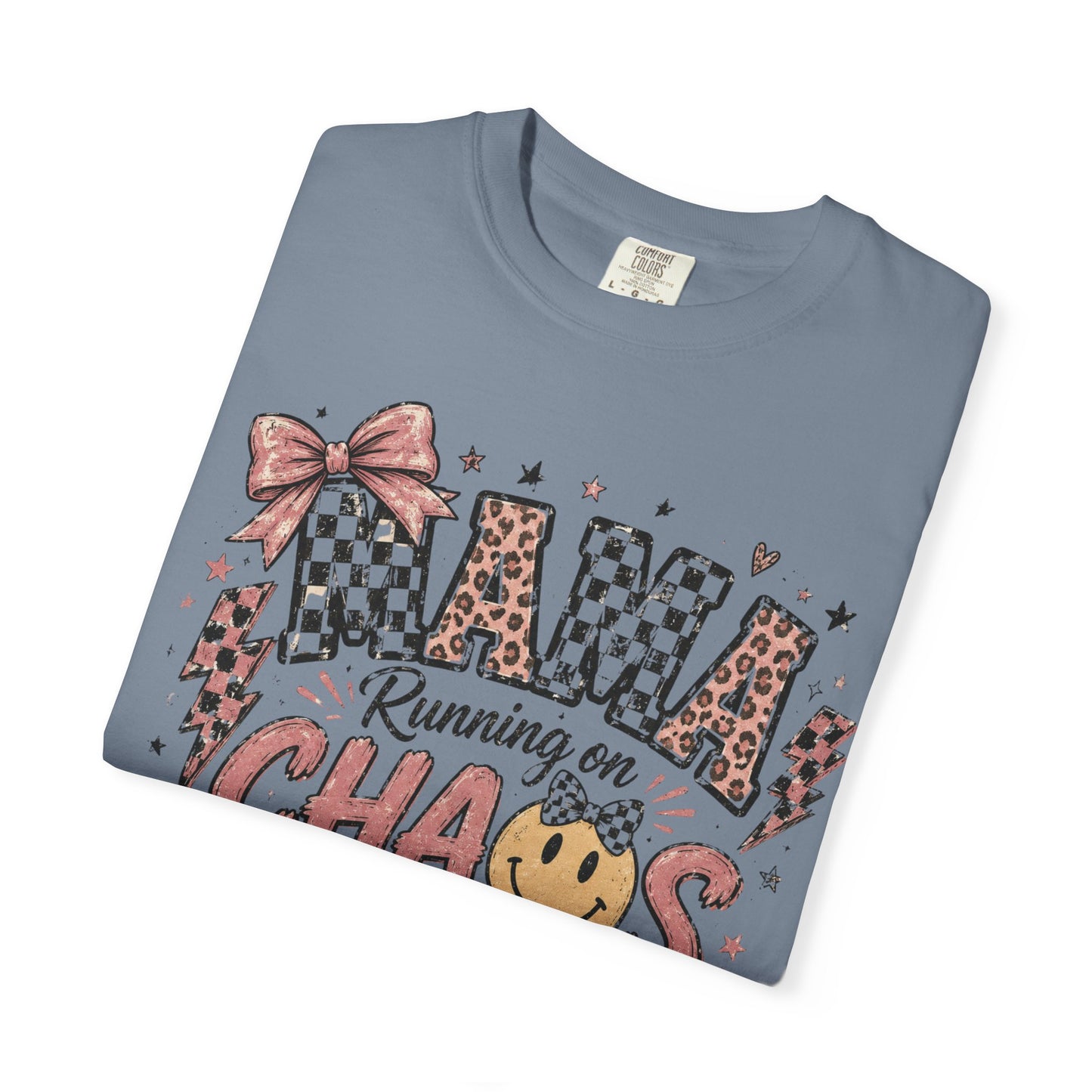 Mama, Running On Chaos And Coffee T-shirt