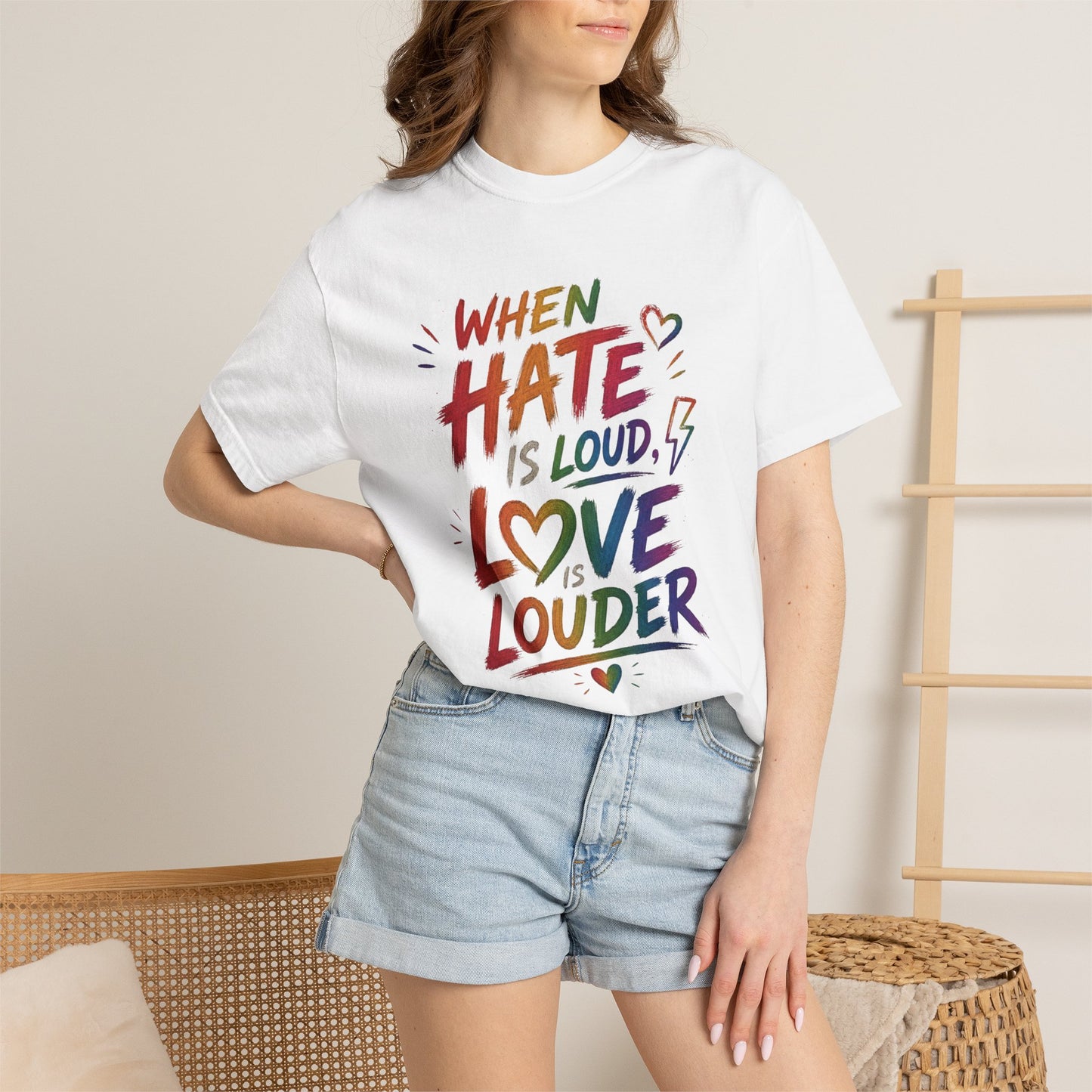 When Hate Is Loud, Love is Louder  T-shirt