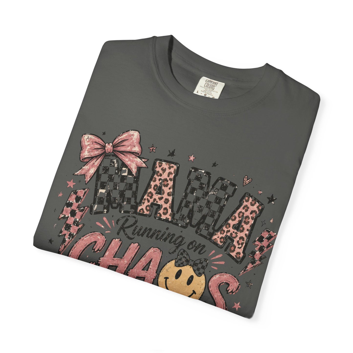 Mama, Running On Chaos And Coffee T-shirt