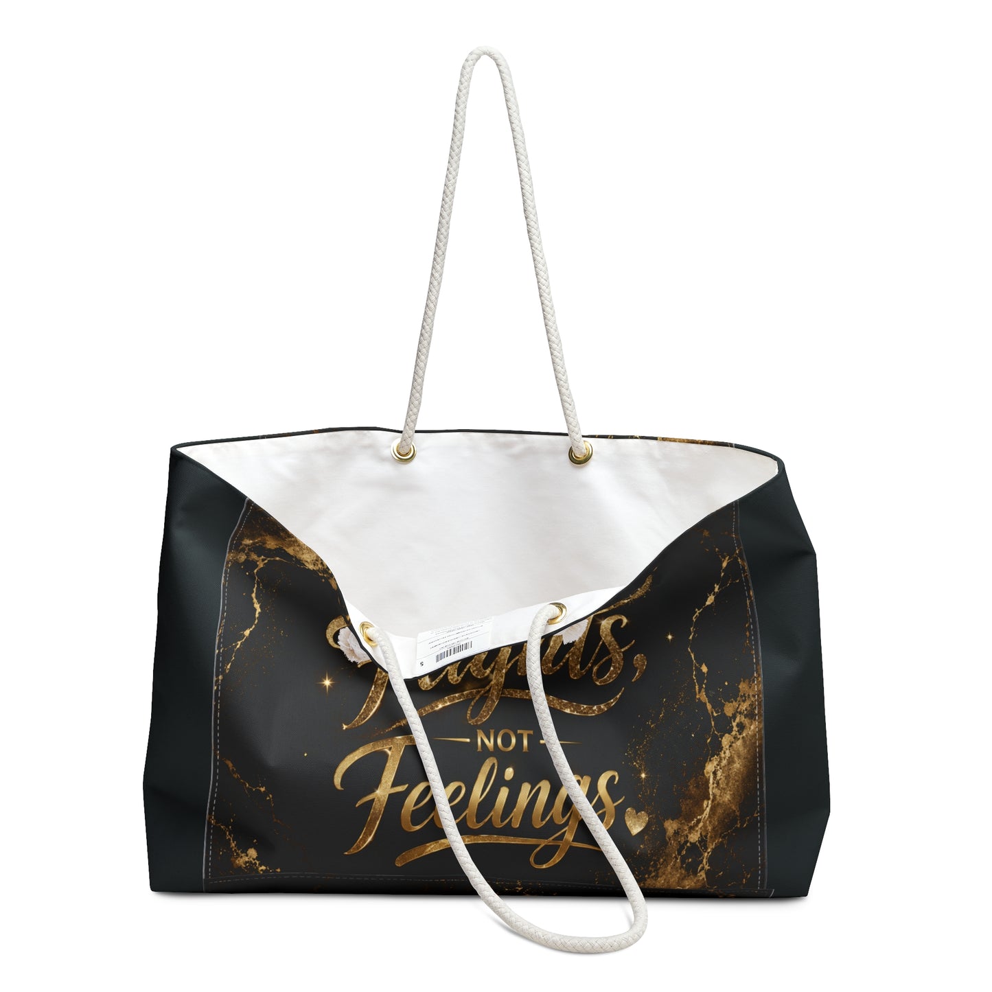 "Catchin Flights, Not Feelings"Weekender Bag