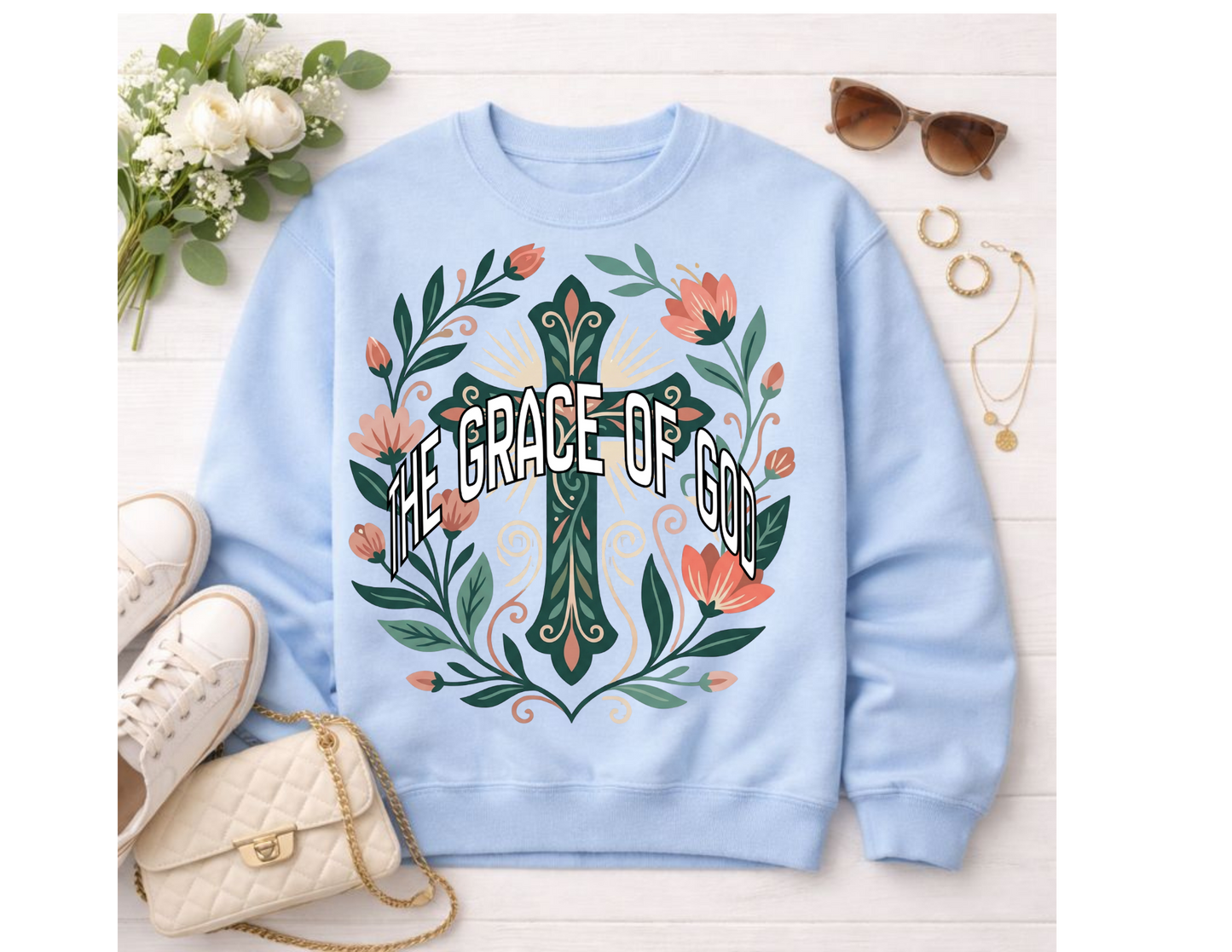 "The Grace of God" Crewneck Sweatshirt