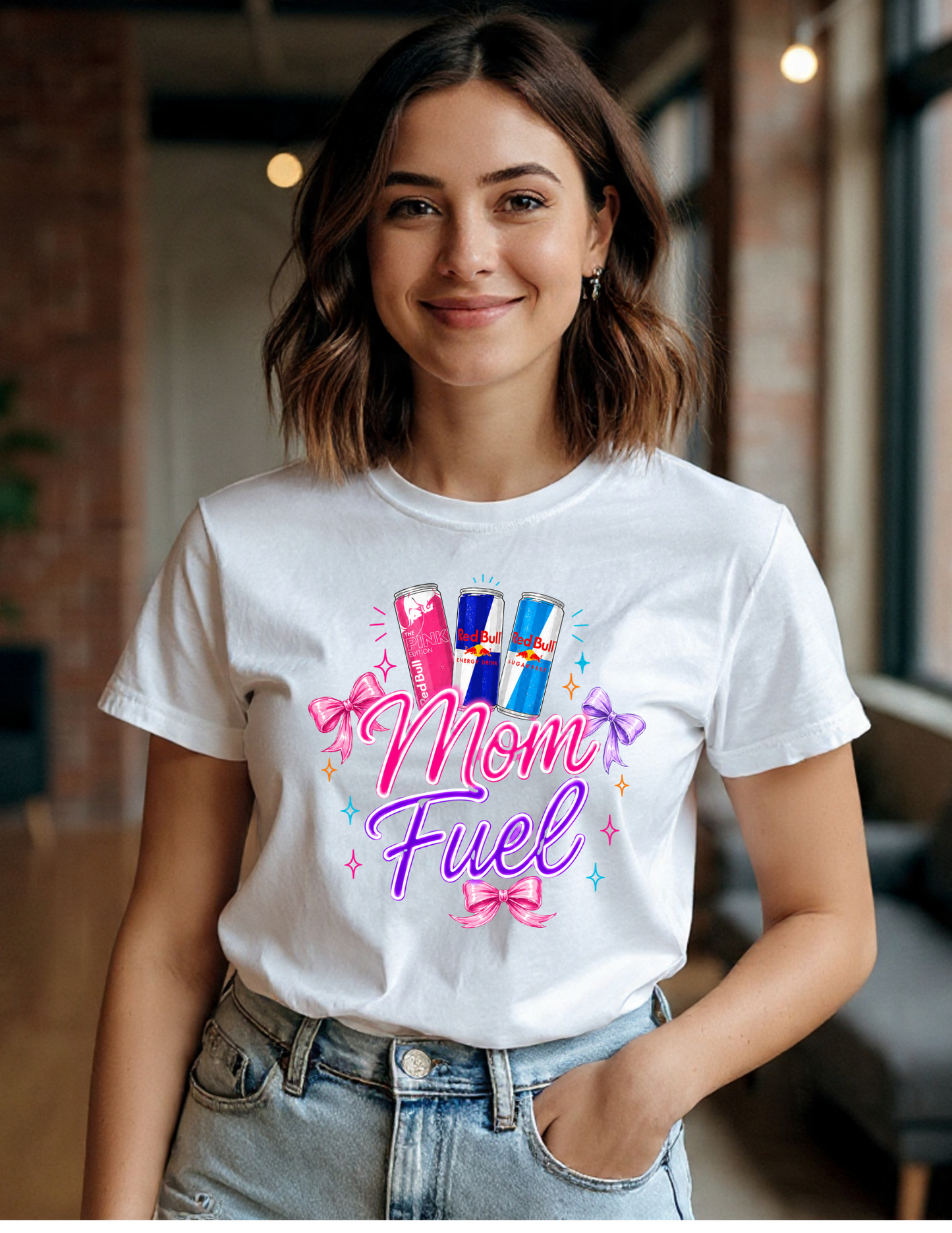 Mom Fuel Redbull T-shirt