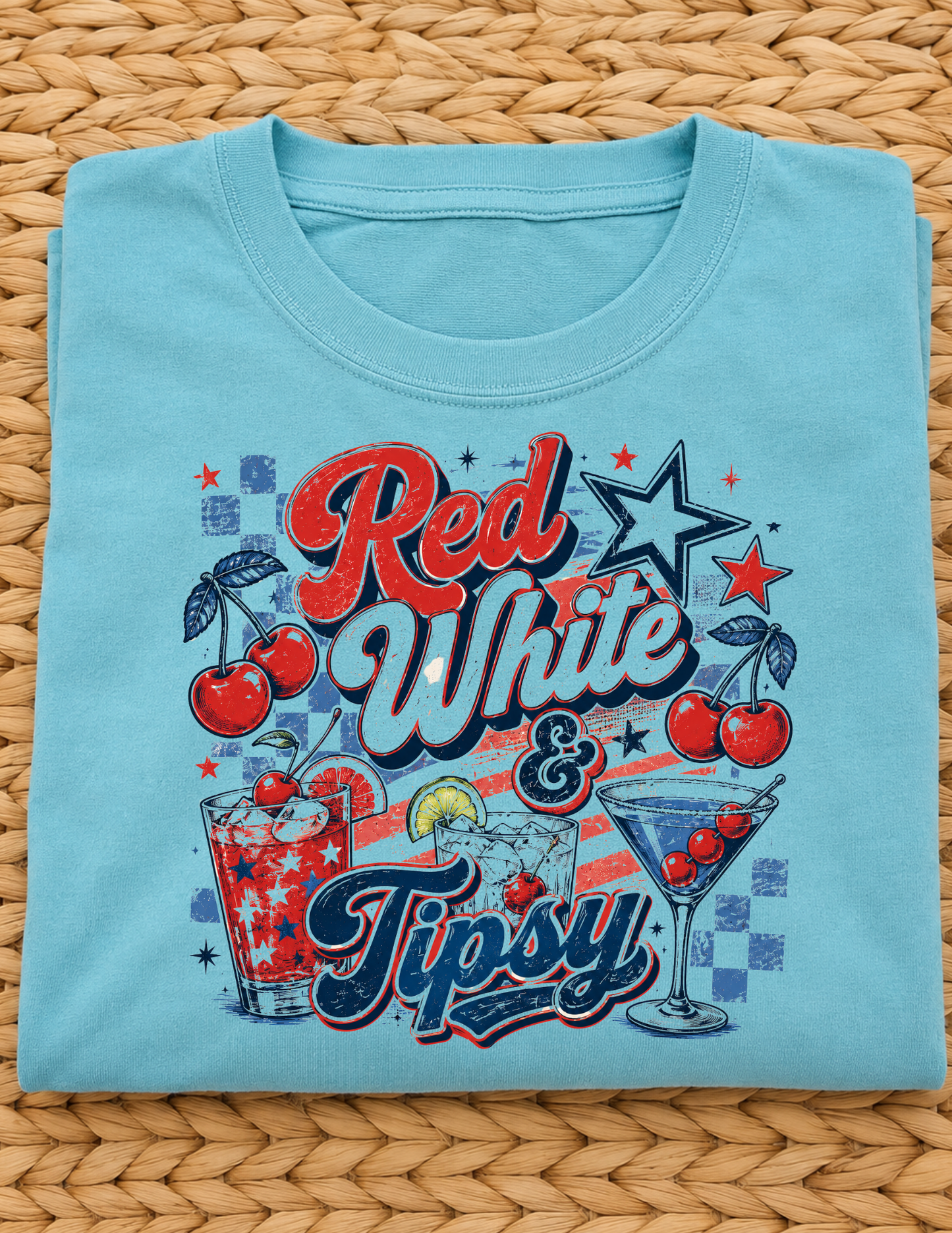 Red, White, and Tipsy T-Shirt