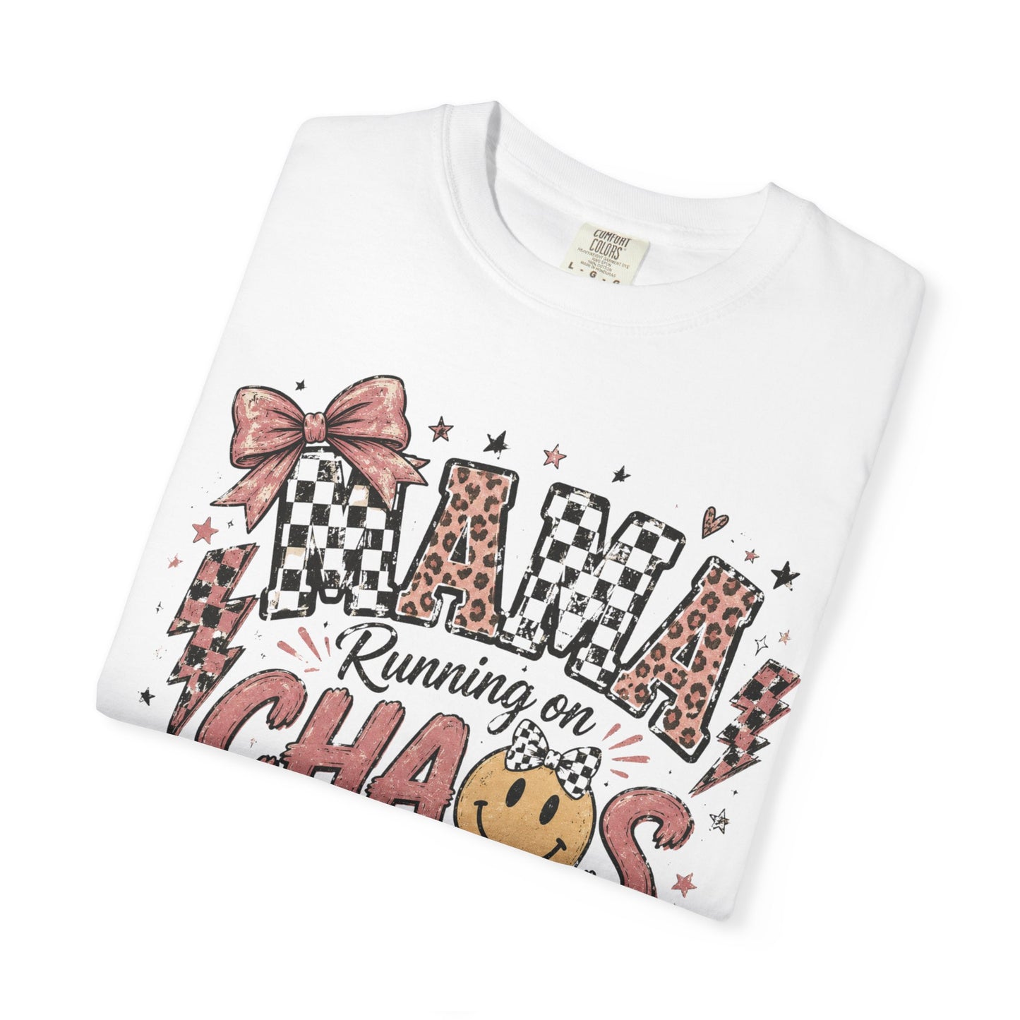 Mama, Running On Chaos And Coffee T-shirt