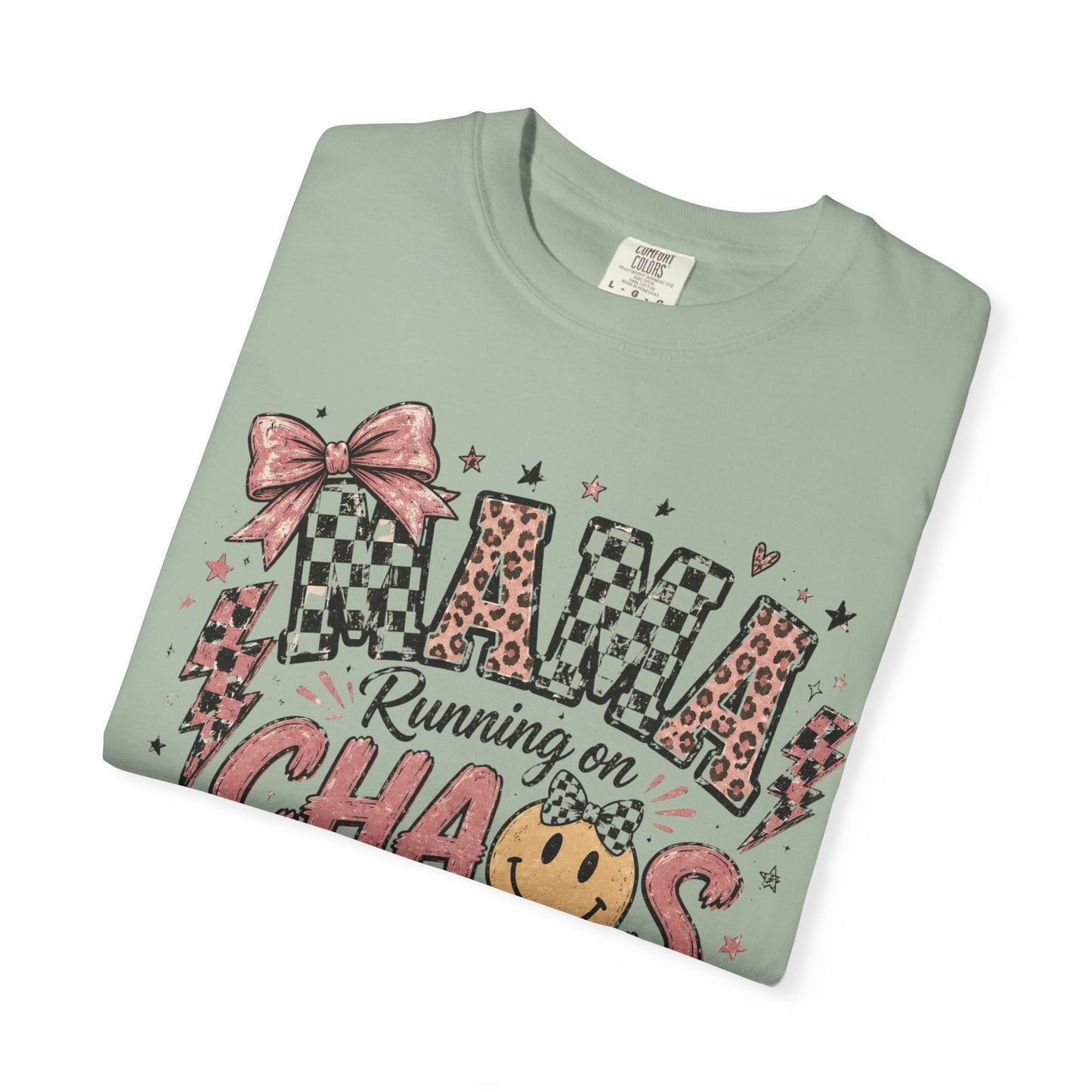 Mama, Running On Chaos And Coffee T-shirt