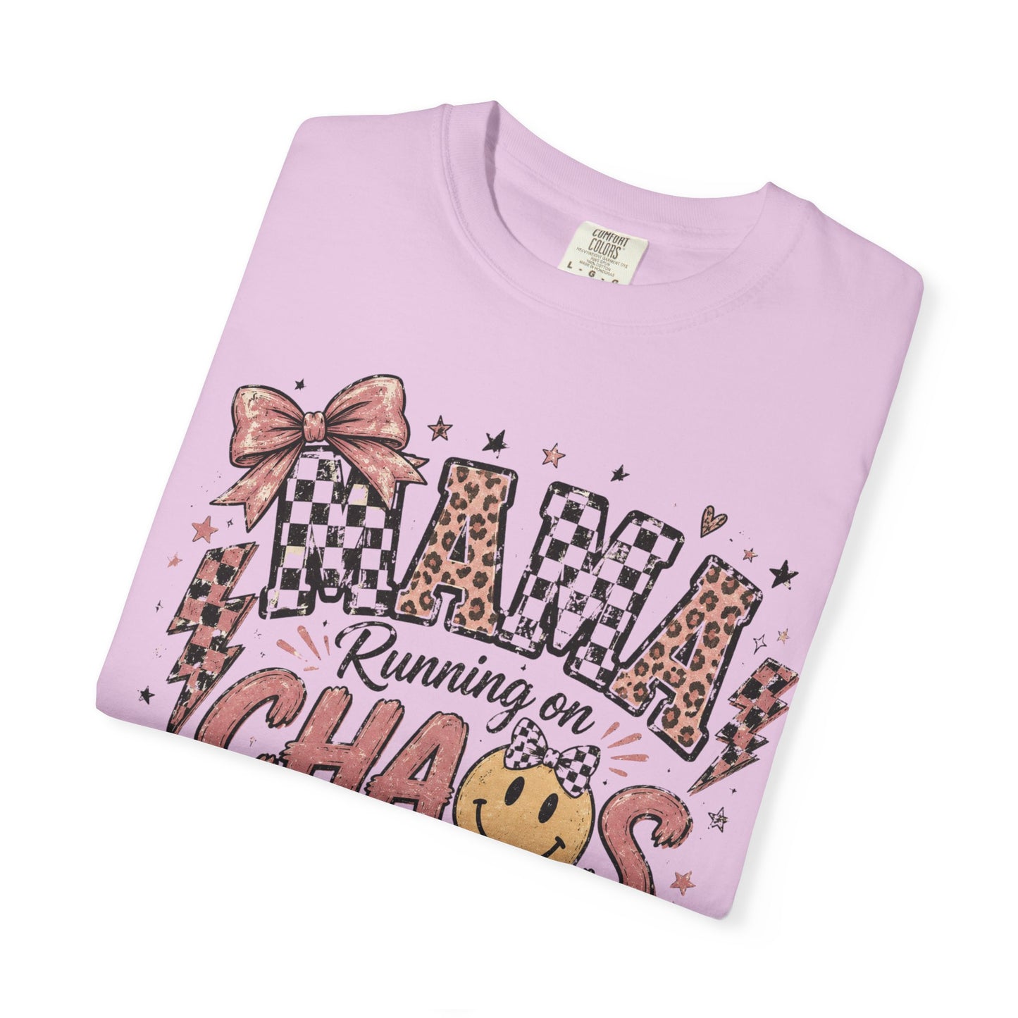 Mama, Running On Chaos And Coffee T-shirt