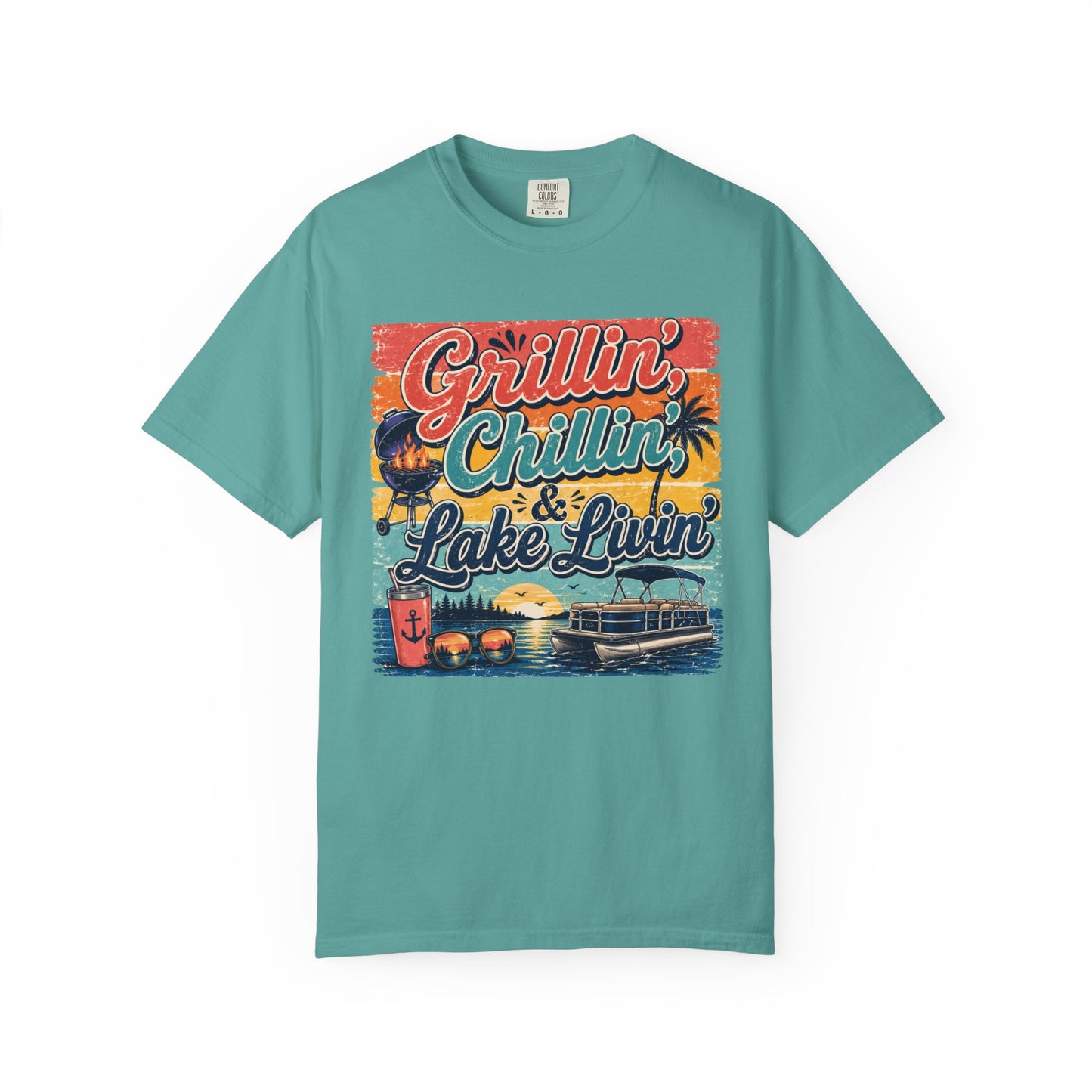 Chillin, Grillin, and Lake Livin T-shirt