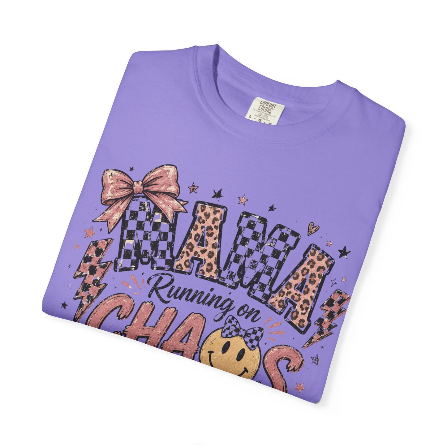 Mama, Running On Chaos And Coffee T-shirt