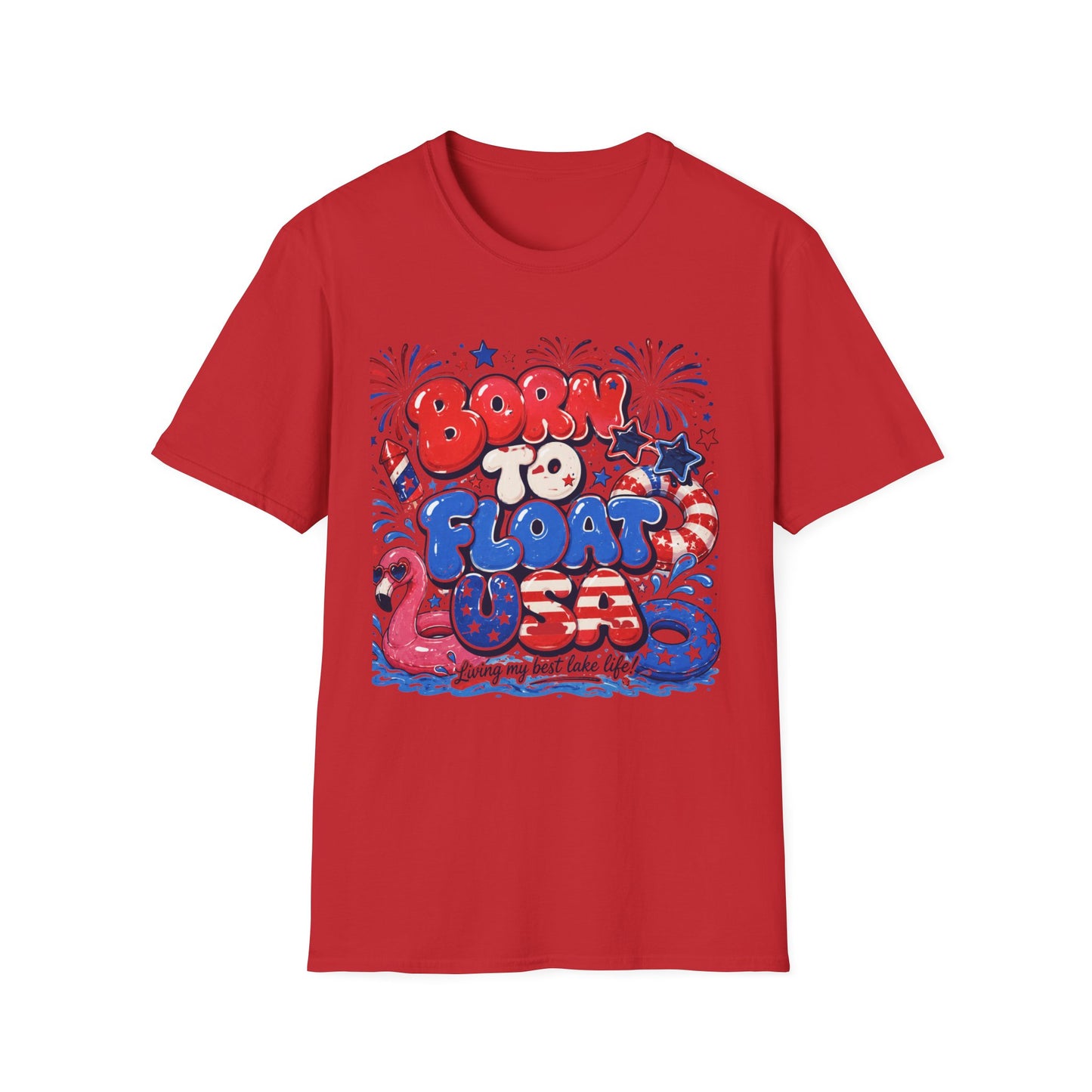 Born To Float USA  T-Shirt