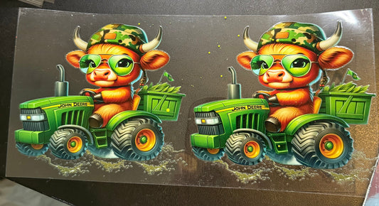 John Deere Highland Cow